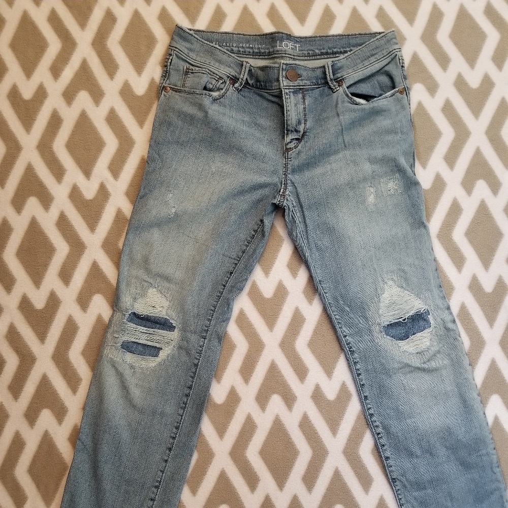 LOFT cropped pants